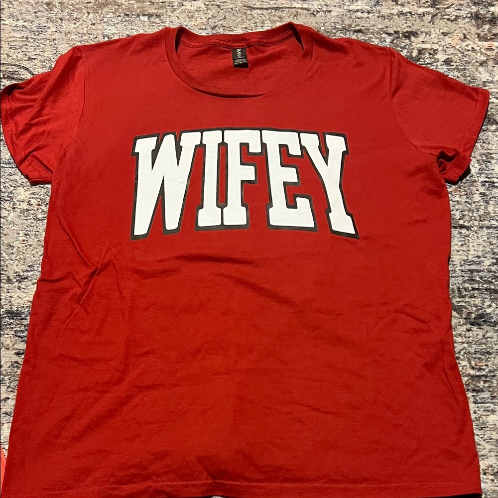 Red Wifey Graphic Tee